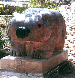 wombat sculpture